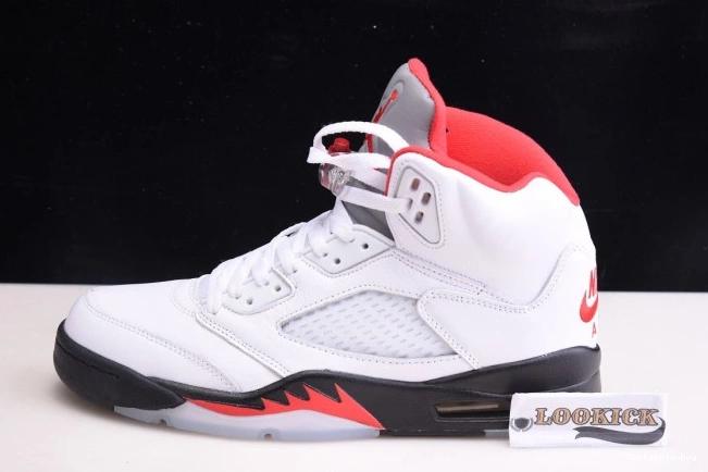 Air DA1911-102 5 Fire Tongue (2020) Jordan Retro Silver Red 0811
